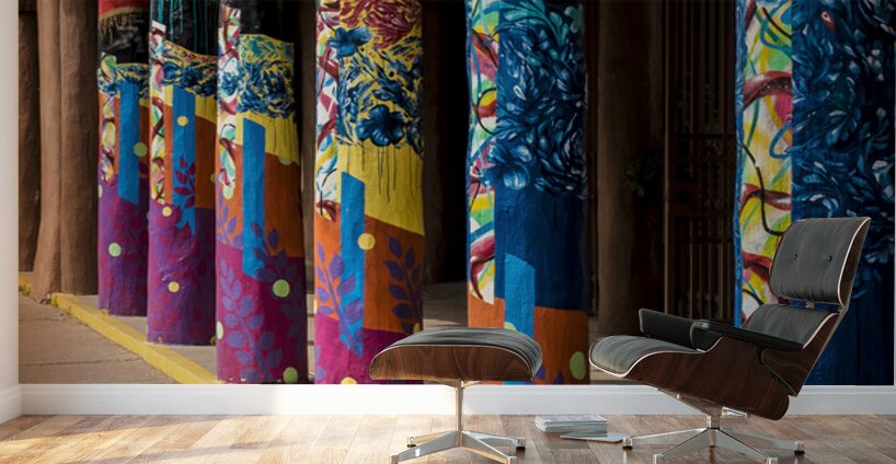 Vibrant Santa Fe Wall Murals