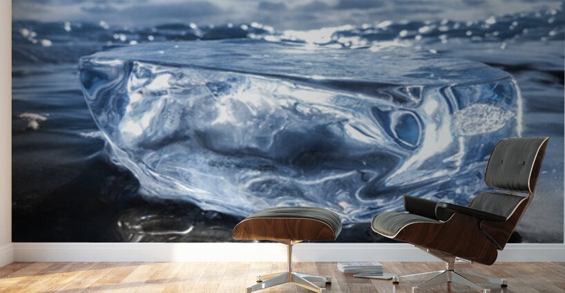 Icy Reflection Wall Murals