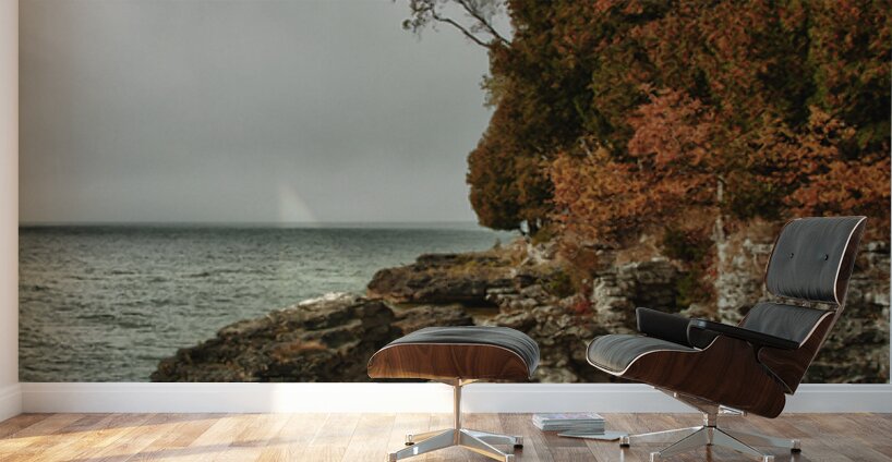 Lake Michigan Shore Line Wisconsin Wall Murals