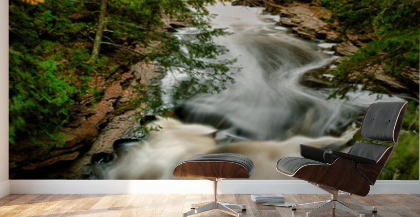 Presque Isle River Michigan Fall Wall Murals