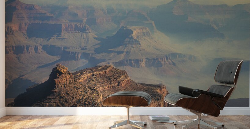 Grand Canyon Foggy Sunrise Wall Murals