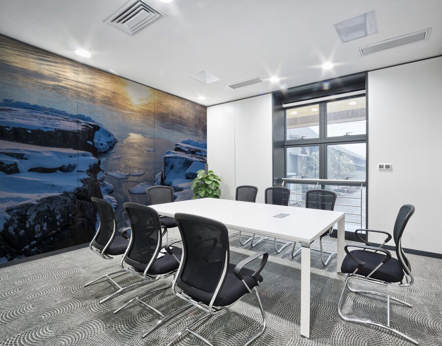 Winter Sunrise Over Lake Superior Wall Printing