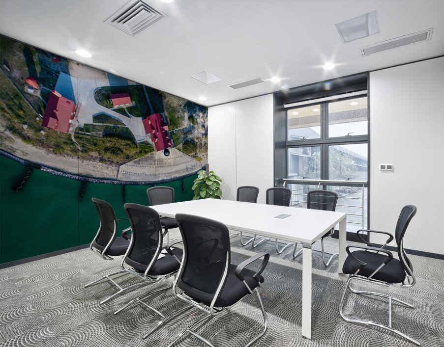 Point Betsie Michigan From Above Wall Printing