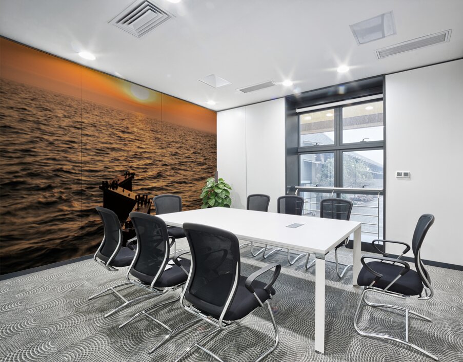 Point Betsie Sunset Over Lake Michigan Wall Printing