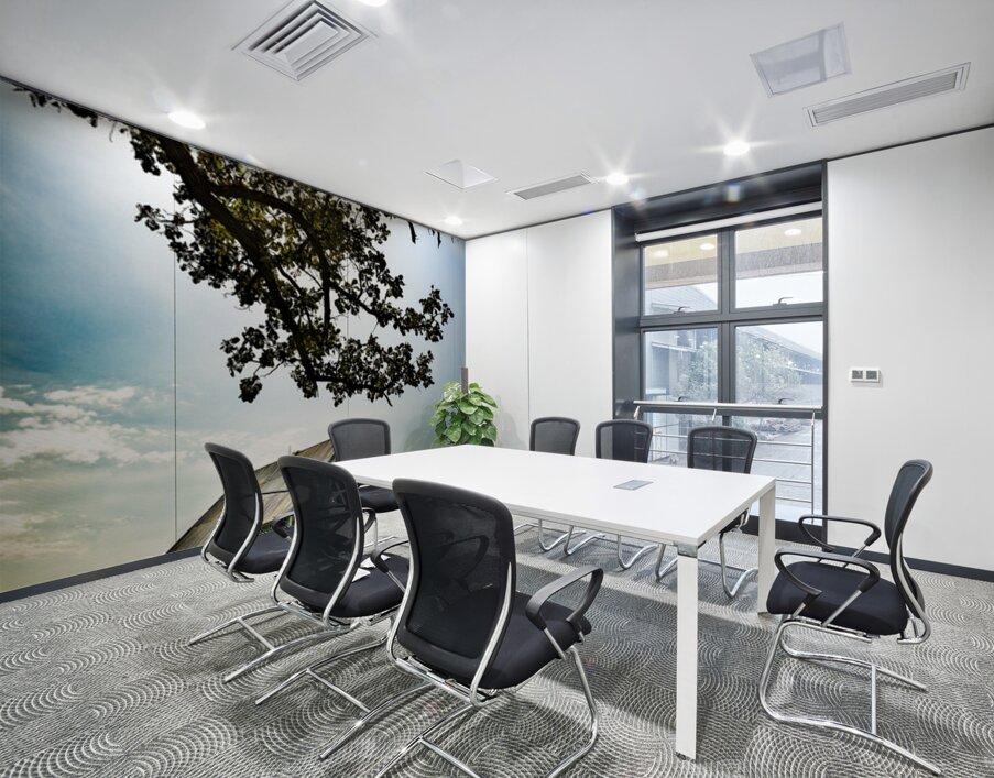 Iowa Barns Wall Printing