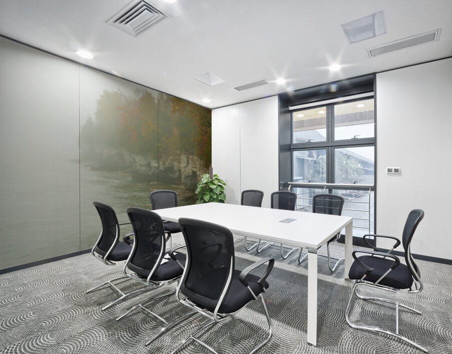 Door County Foggy Morning Wall Printing