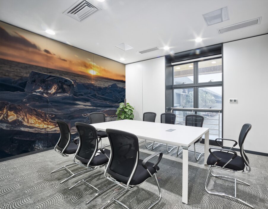 Icy Sunset Wall Printing
