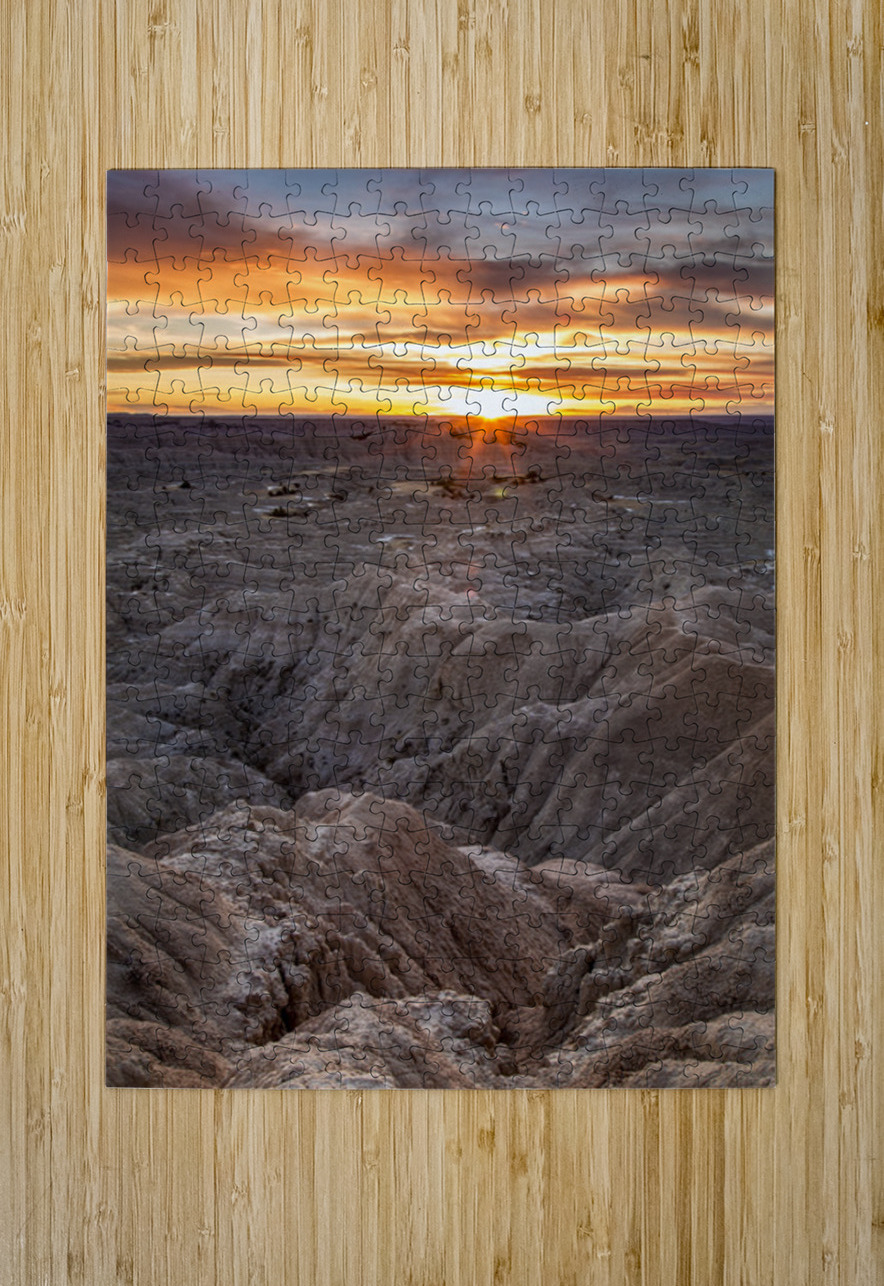 Badlands Sunrise Kelley McClure Puzzle printing