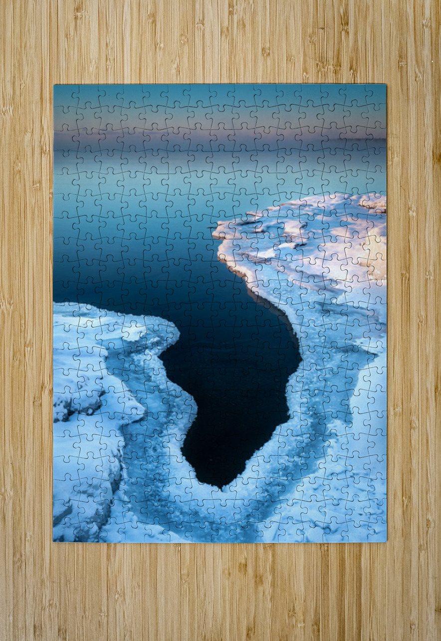 Sunrise on Ice Kelley McClure Puzzle printing