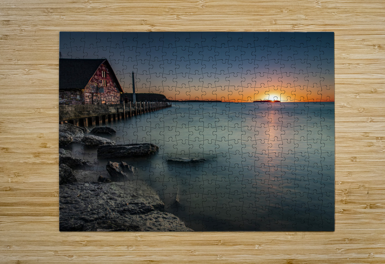 Door County Sunset Kelley McClure Puzzle printing