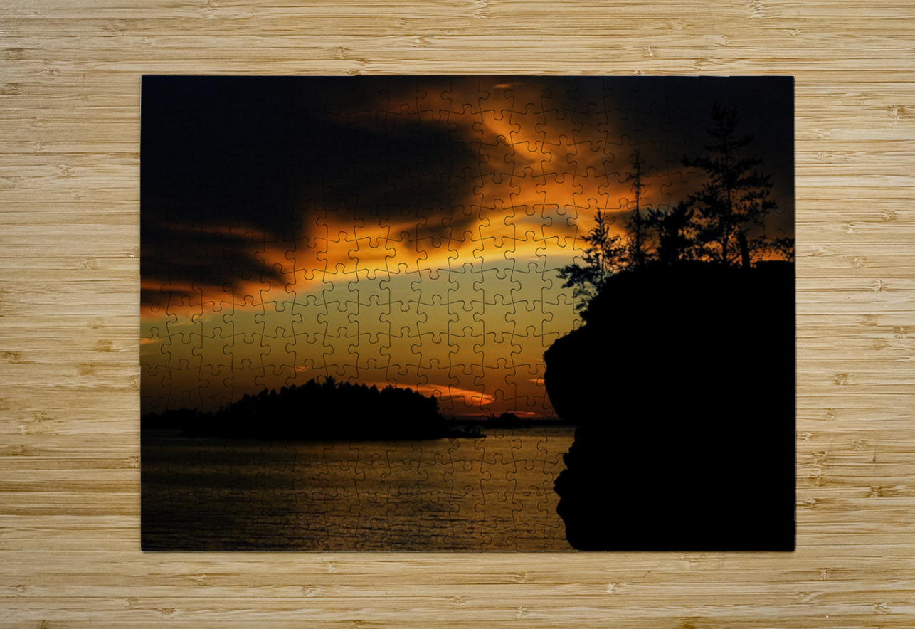 Sunset Over Voyageurs Kelley McClure Puzzle printing