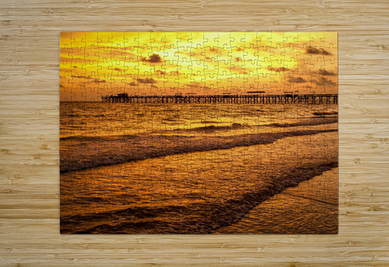 Inferno at Sunset Kelley McClure Puzzle printing