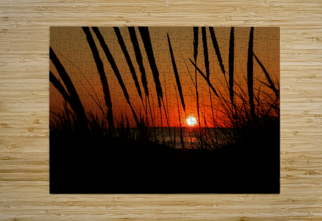 Lake Michigan Sunset Kelley McClure Puzzle printing