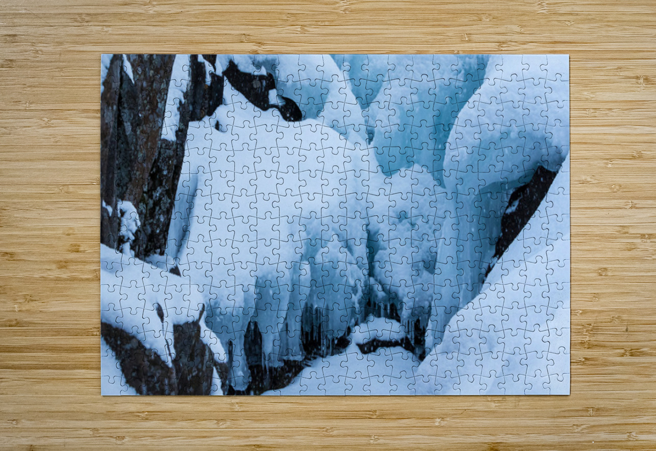 Lake Superior Ice Cavern Kelley McClure Puzzle printing