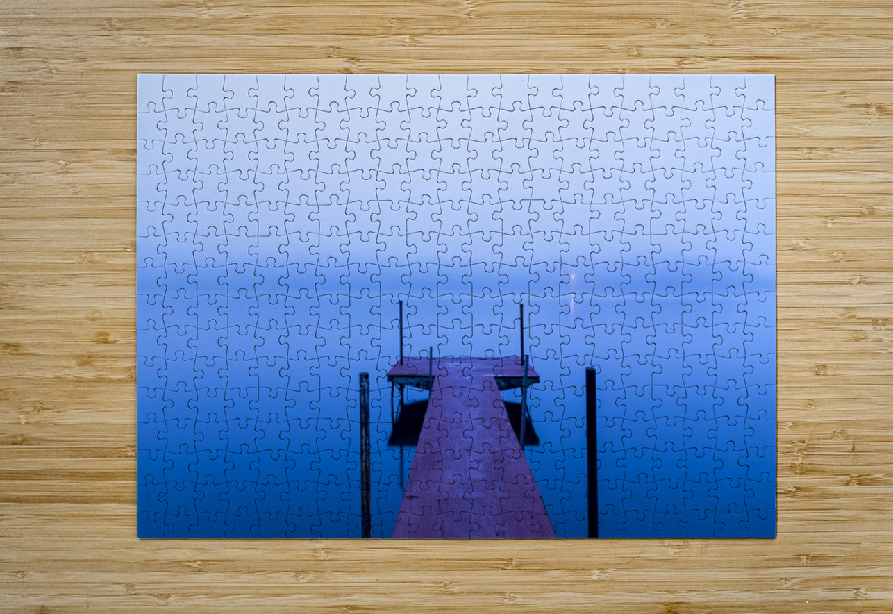 Minnesota Lake Dock Kelley McClure Puzzle printing