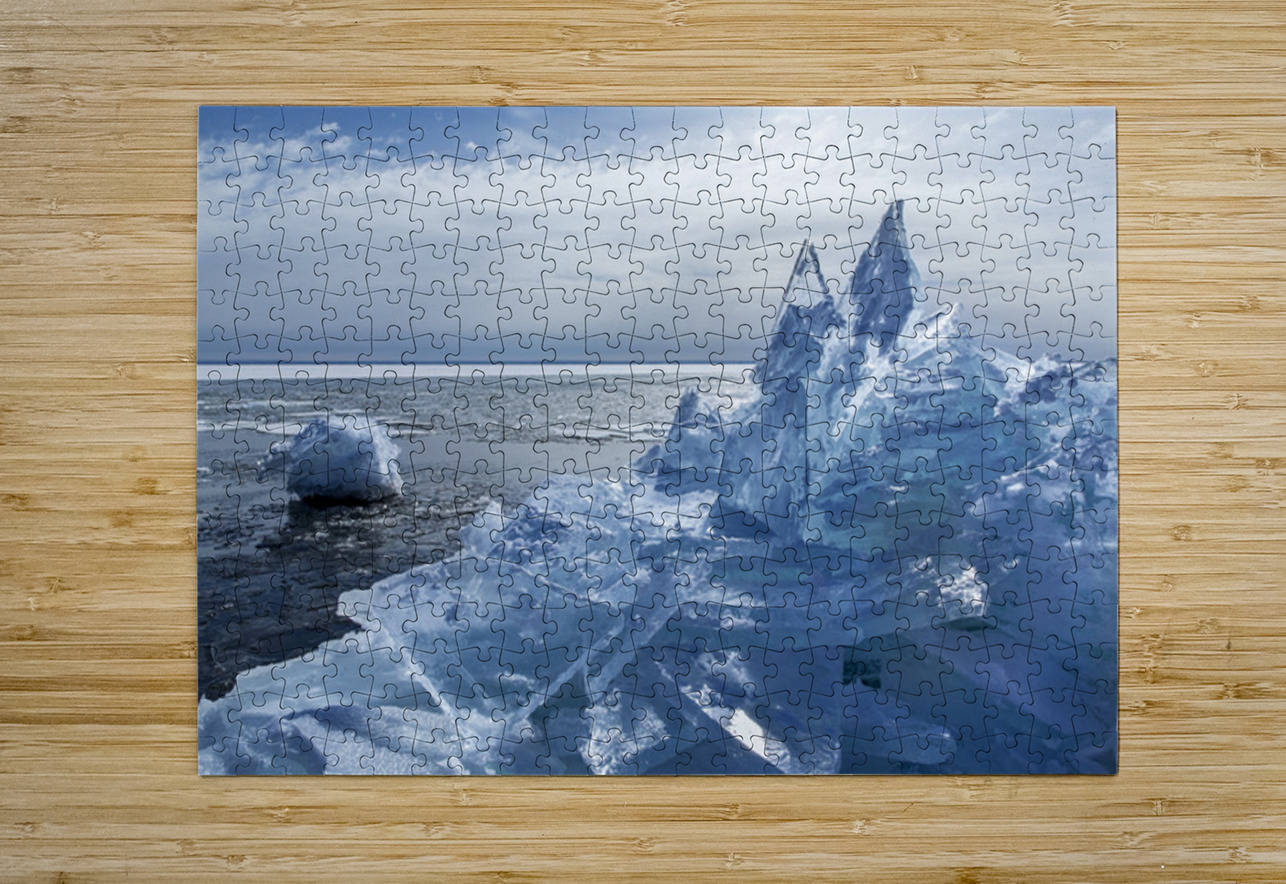 Stack Ice Over Superior Kelley McClure Puzzle printing