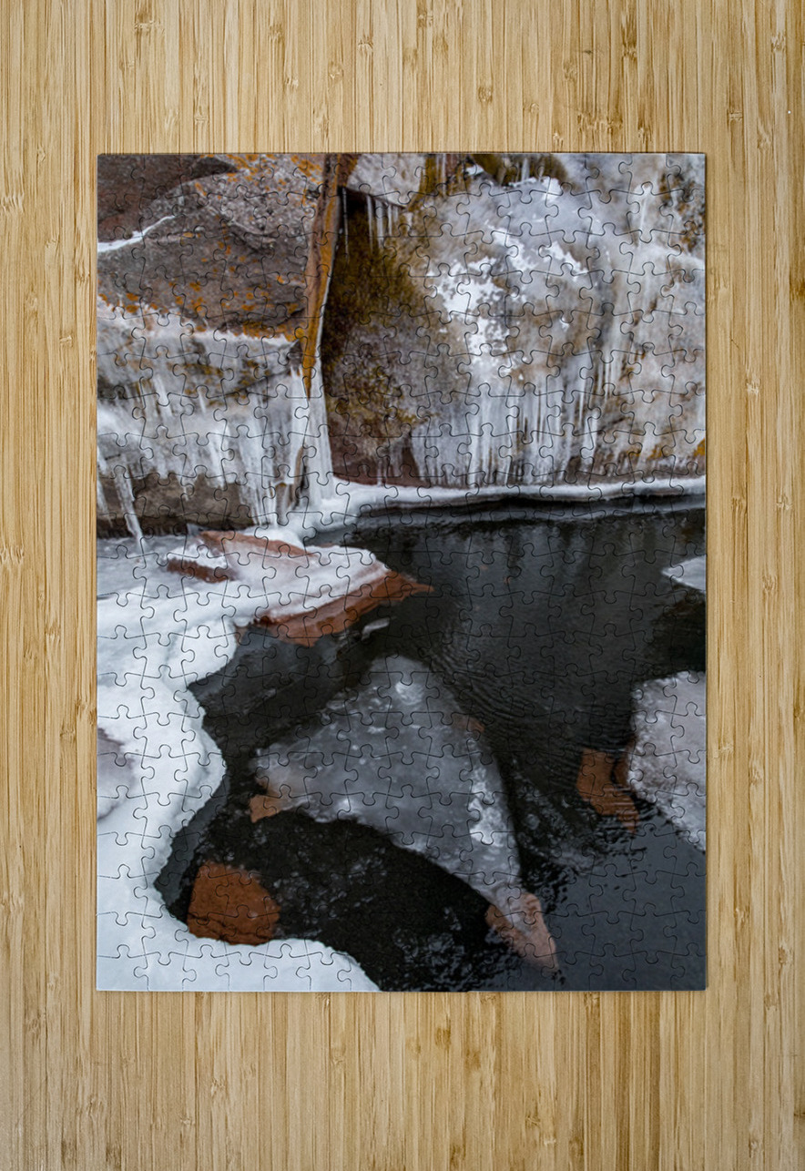 Lake Superior Ice Cove Kelley McClure Puzzle printing