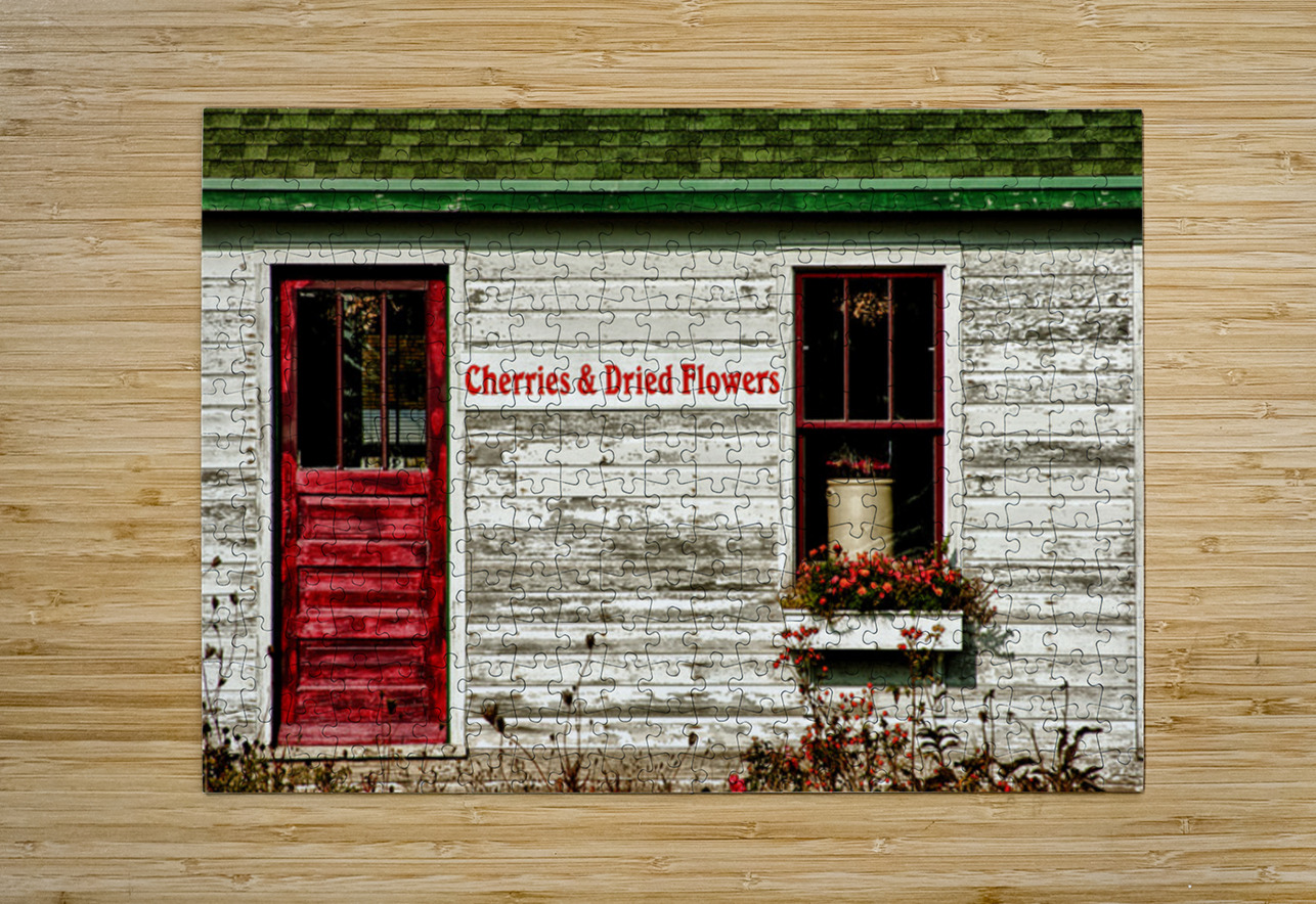 Door County Wisconsin Cherries Kelley McClure Puzzle printing