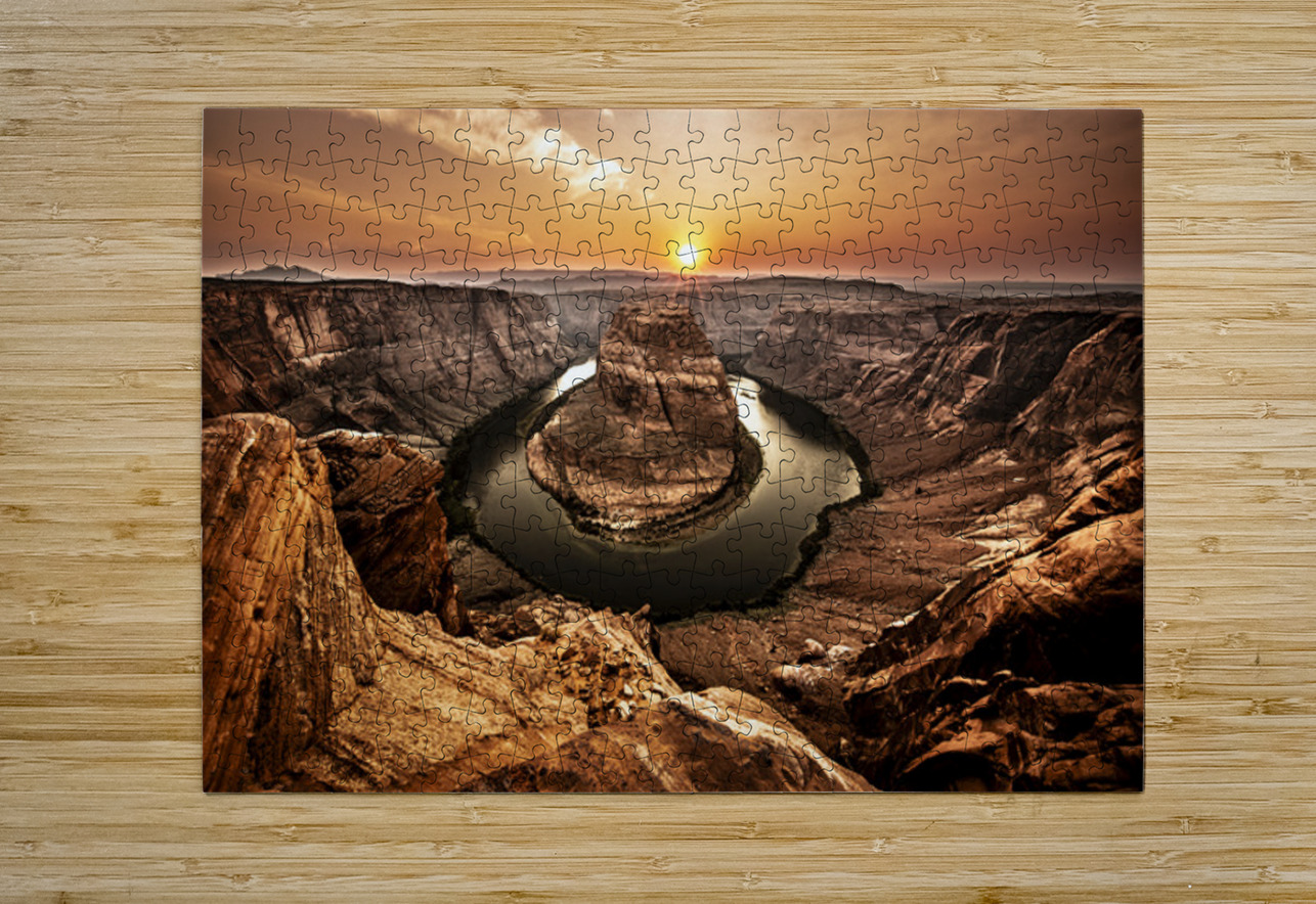 Horseshoe Bend Arizona Kelley McClure Puzzle printing