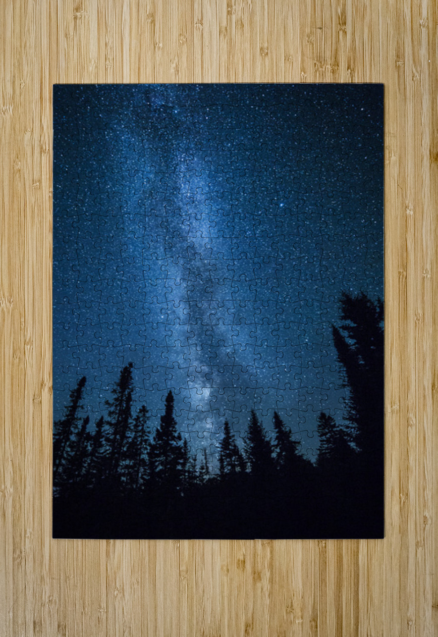 Milky Way over Minnesota Kelley McClure Puzzle printing