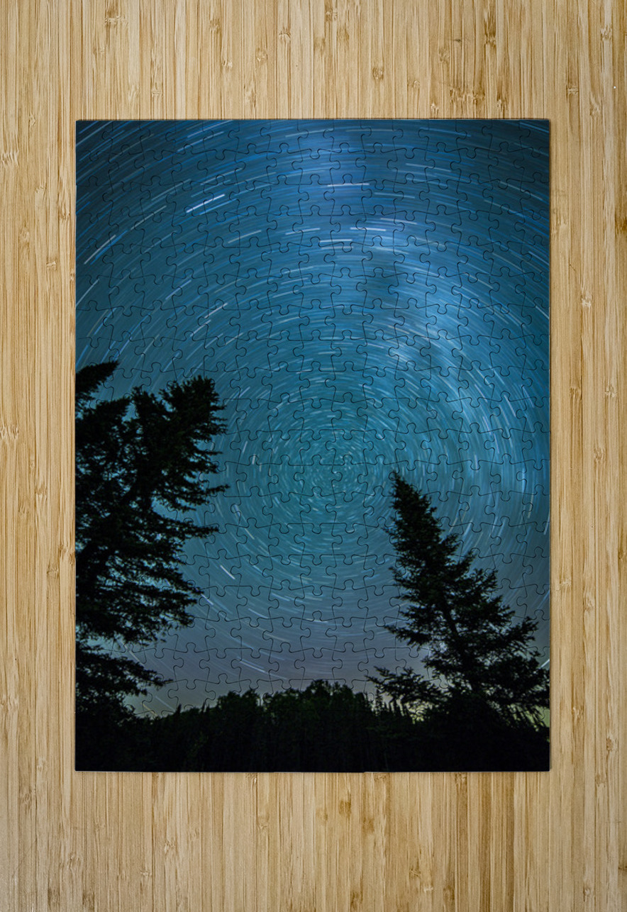 Star Trails of Northern Minnesota Kelley McClure Puzzle printing