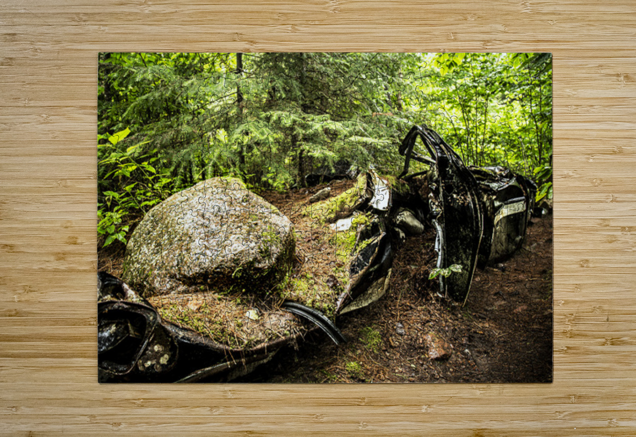 Boulder Car in Nature Kelley McClure Puzzle printing