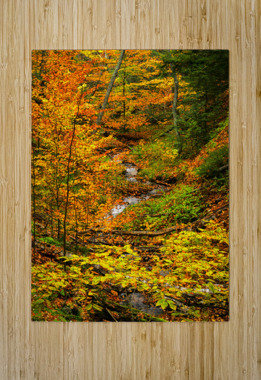 Fall in Munising Michigan Kelley McClure Puzzle printing