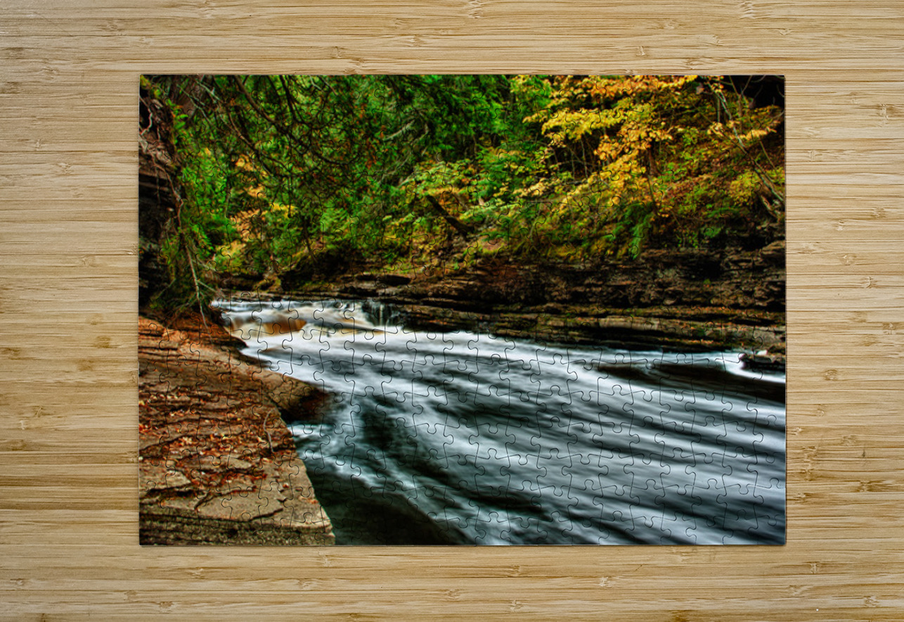 Presque Isle River Michigan Kelley McClure Puzzle printing