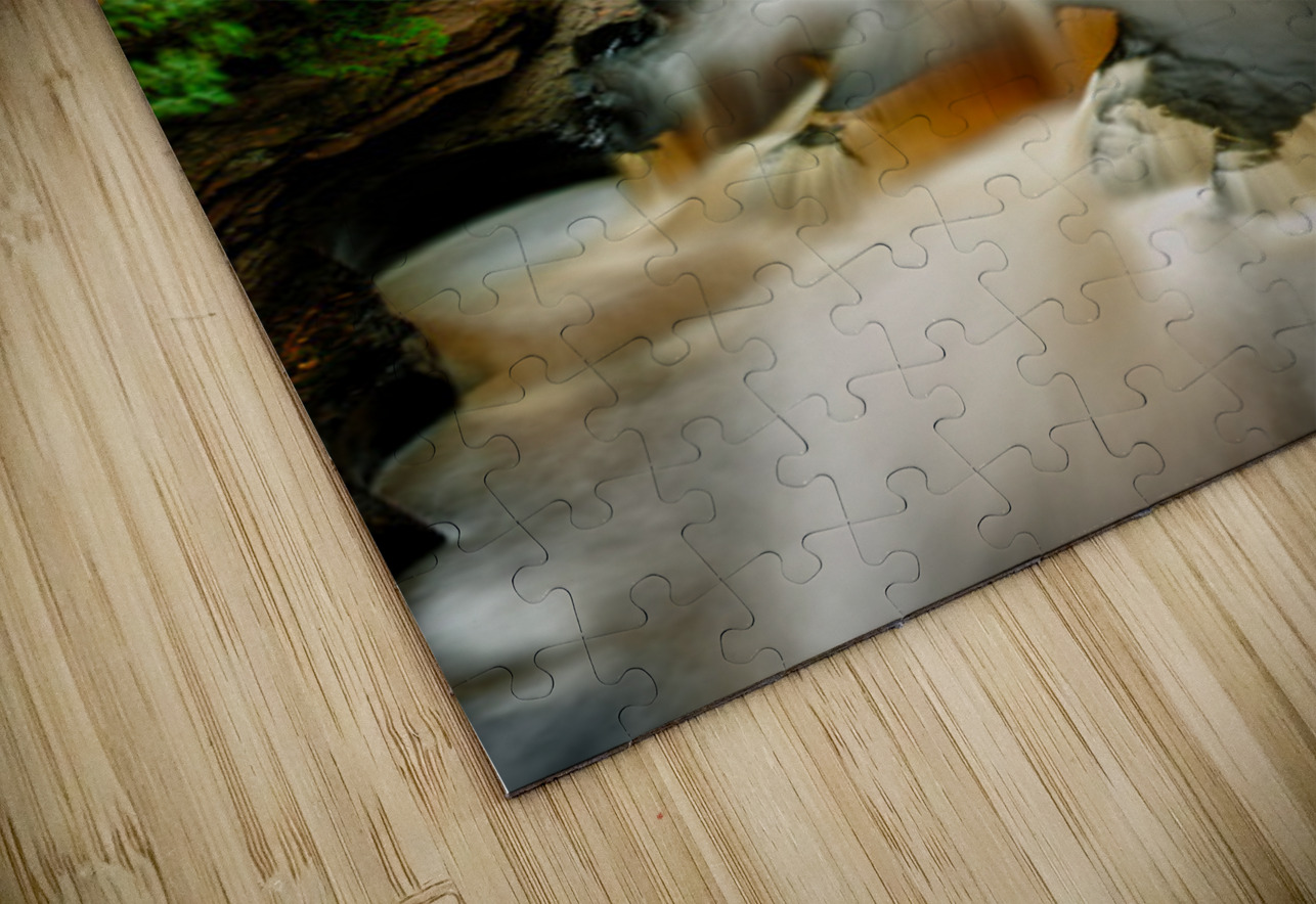 Presque Isle River Michigan Fall Kelley McClure Puzzle