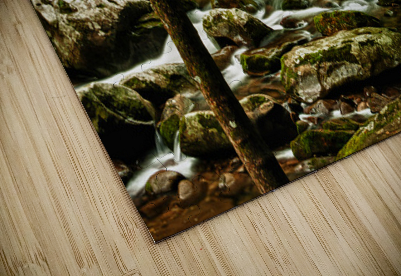 Smoky Mountain Stream Tennessee Kelley McClure Puzzle
