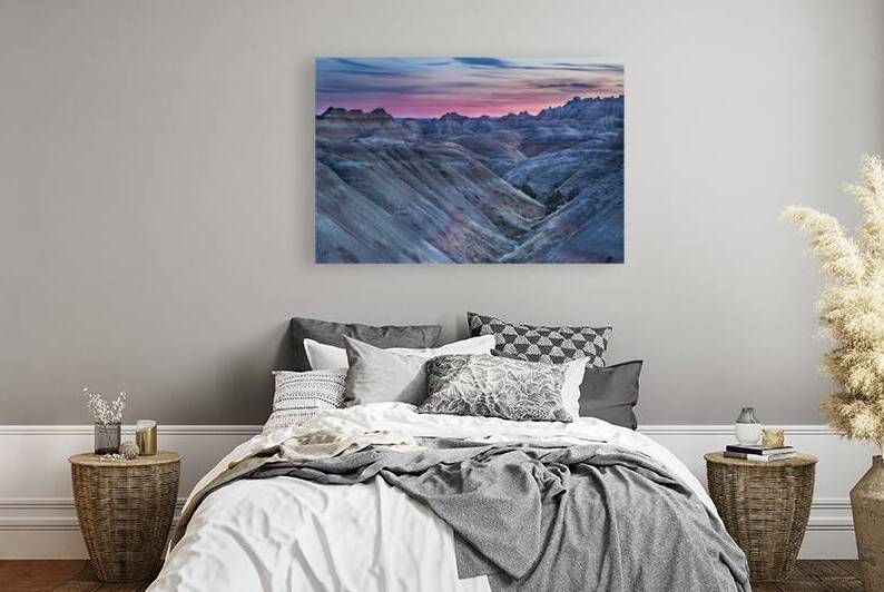 Sunset Over The Badlands by Kelley McClure