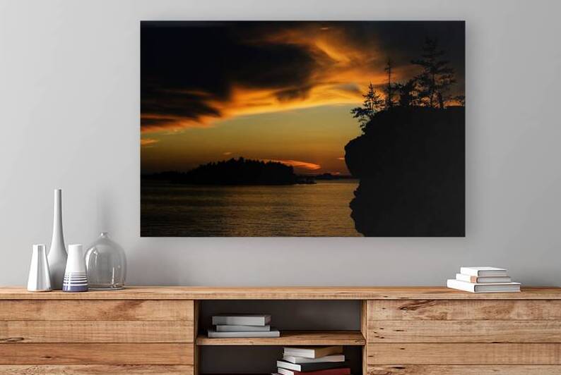 Sunset Over Voyageurs by Kelley McClure