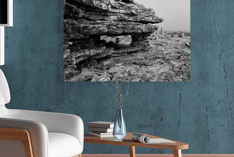 Foggy Outcrop by Kelley McClure