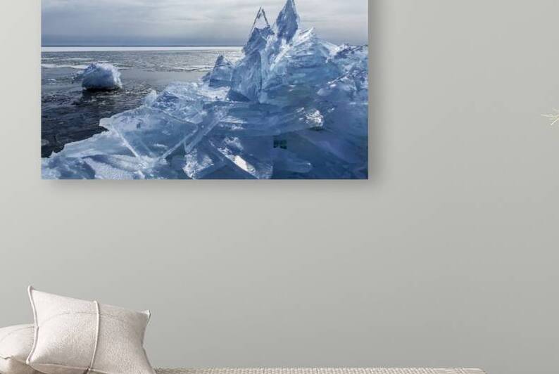 Stack Ice Over Superior by Kelley McClure