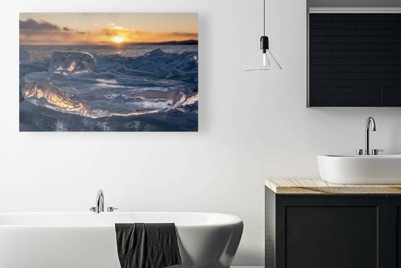 Icy Sunset by Kelley McClure