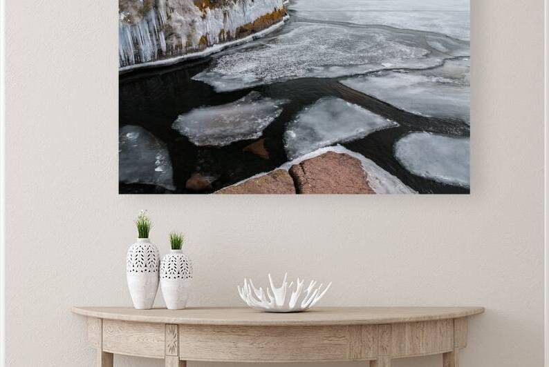 Pancake Ice on Lake Superior by Kelley McClure