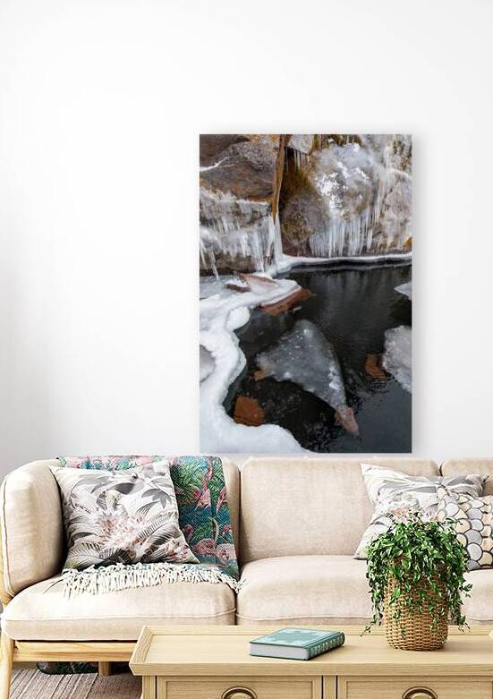 Lake Superior Ice Cove by Kelley McClure