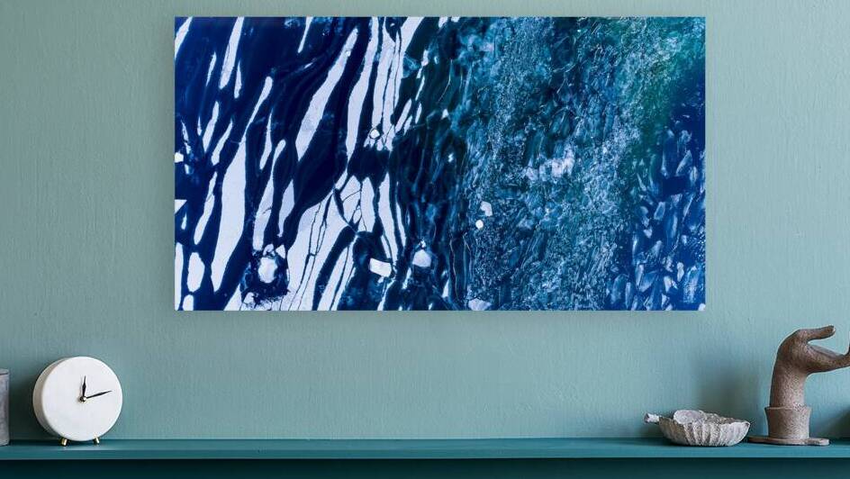 Lake Superior Ice Art by Kelley McClure