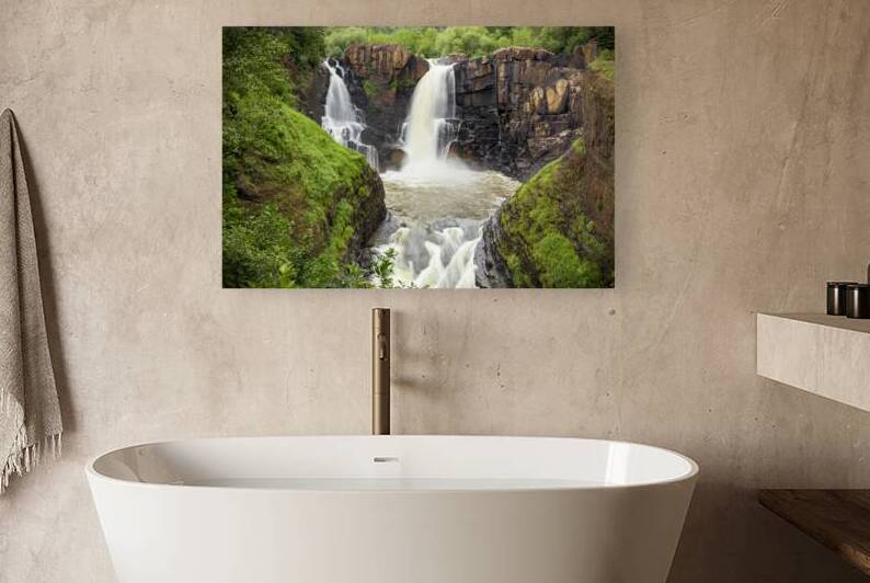 High Falls Overlook Waterfall by Kelley McClure