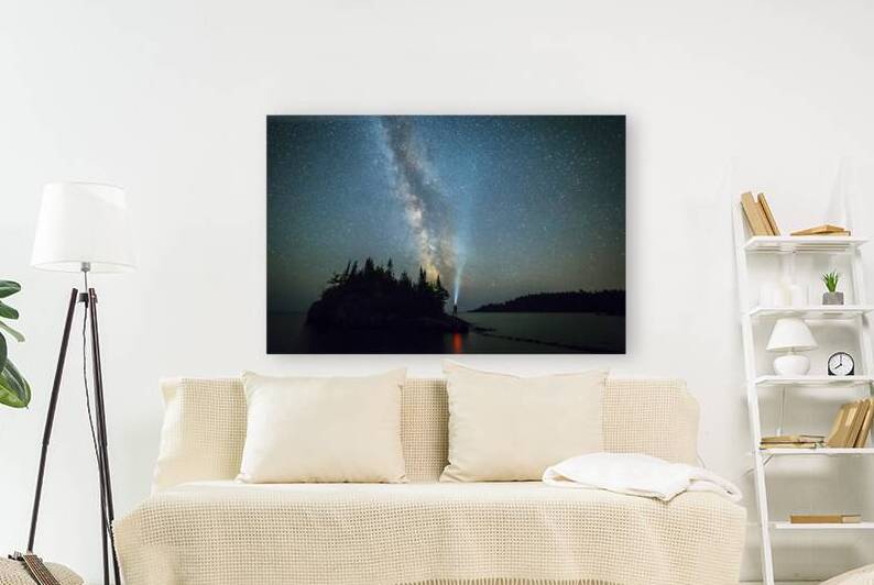 Milky Way Over Lake Superior by Kelley McClure