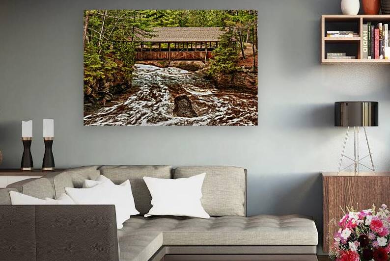 A Bridge Over the Mighty Amnicon River by Kelley McClure