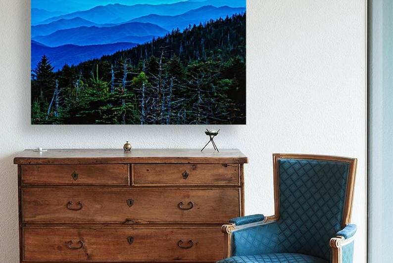 Blue Hour Over the Smoky Mountains by Kelley McClure