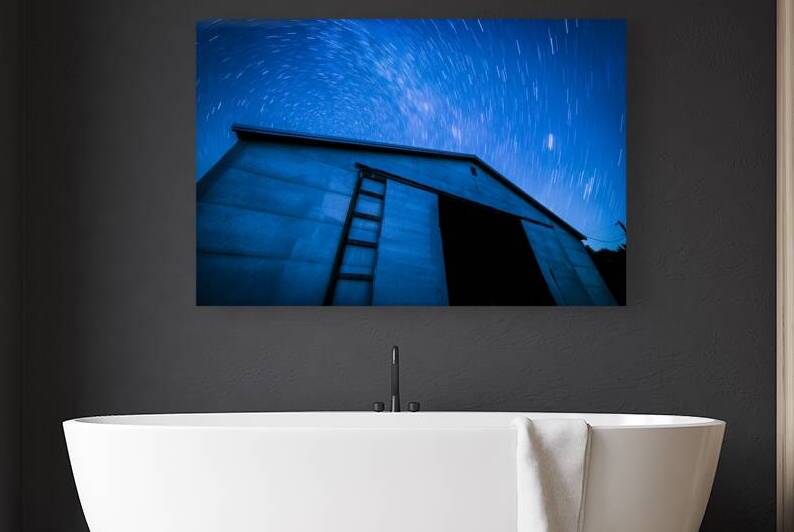 Star Trails over Farm Country by Kelley McClure