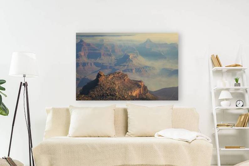 Grand Canyon Foggy Sunrise by Kelley McClure